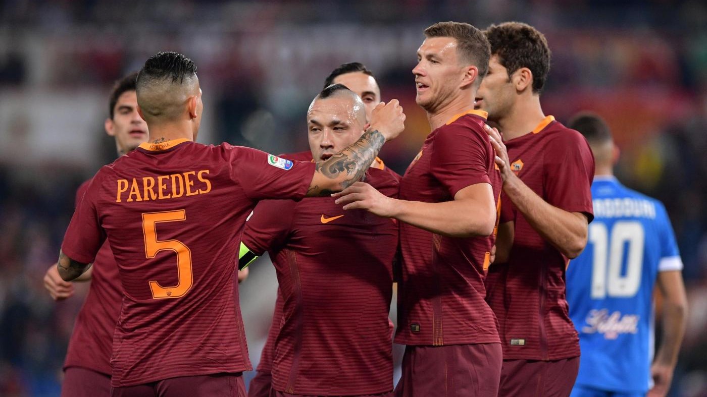 Serie A, doppietta di Dzeko: Roma-Empoli 2-0