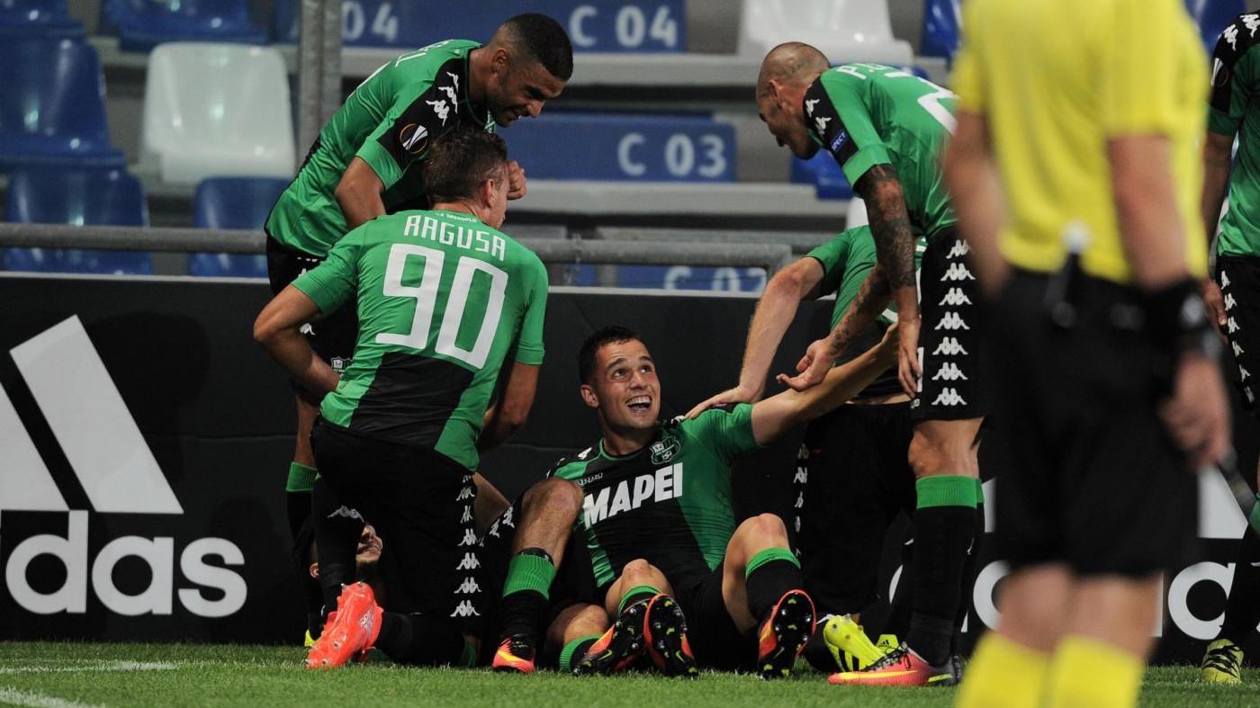 FOTO Europa League, un ottimo Sassuolo supera Athletic Bilbao 3-0