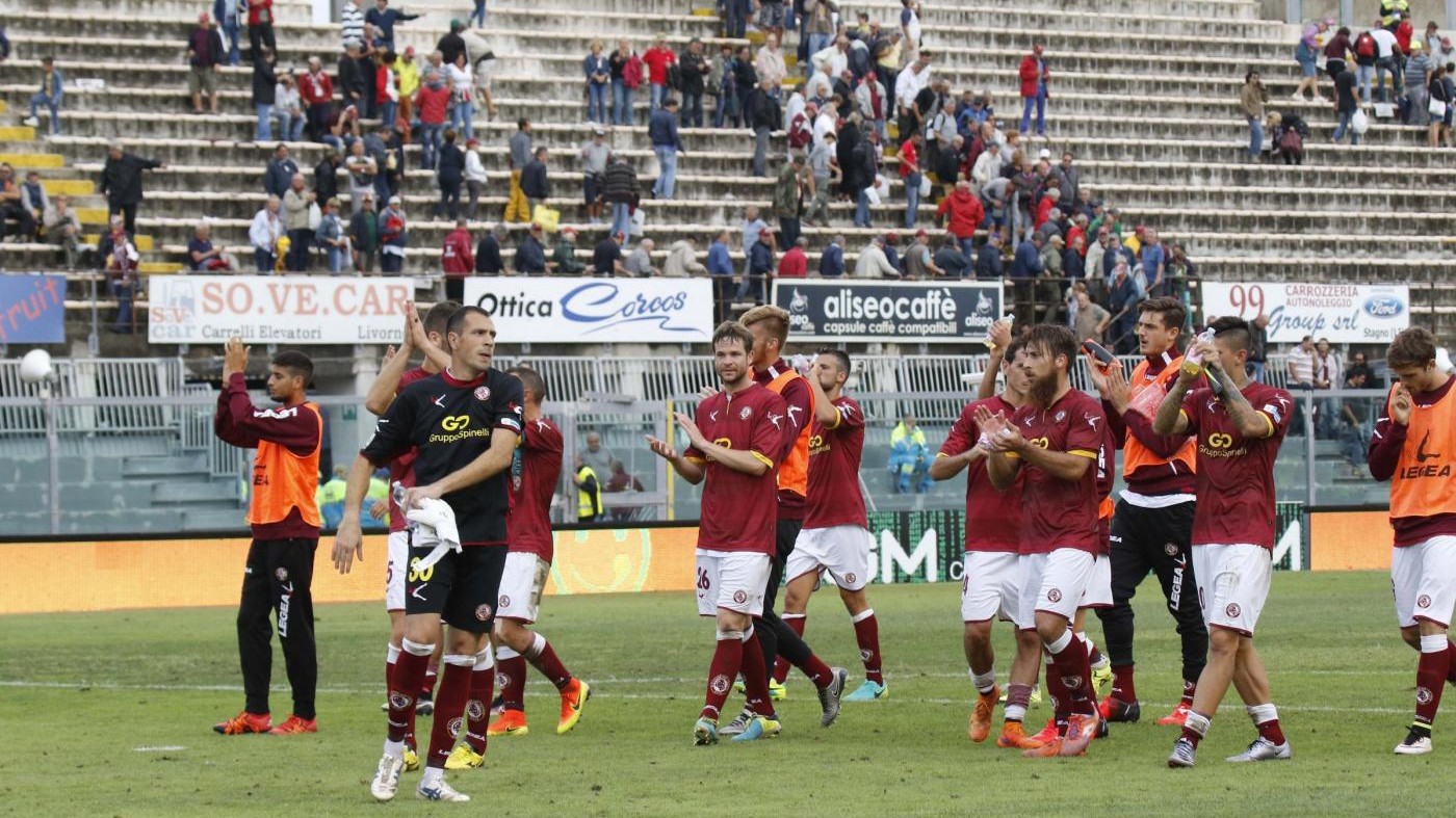 FOTO Livorno-Lucchese 1-1, contestato ricordo di Ciampi
