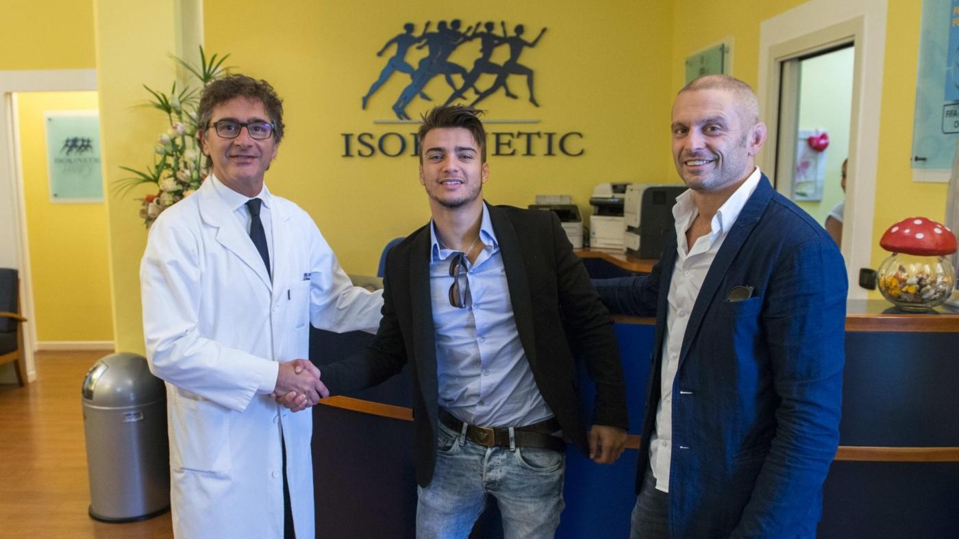 FOTO Fabio Basile visita il Centro Isokinetic diretto da Tencone