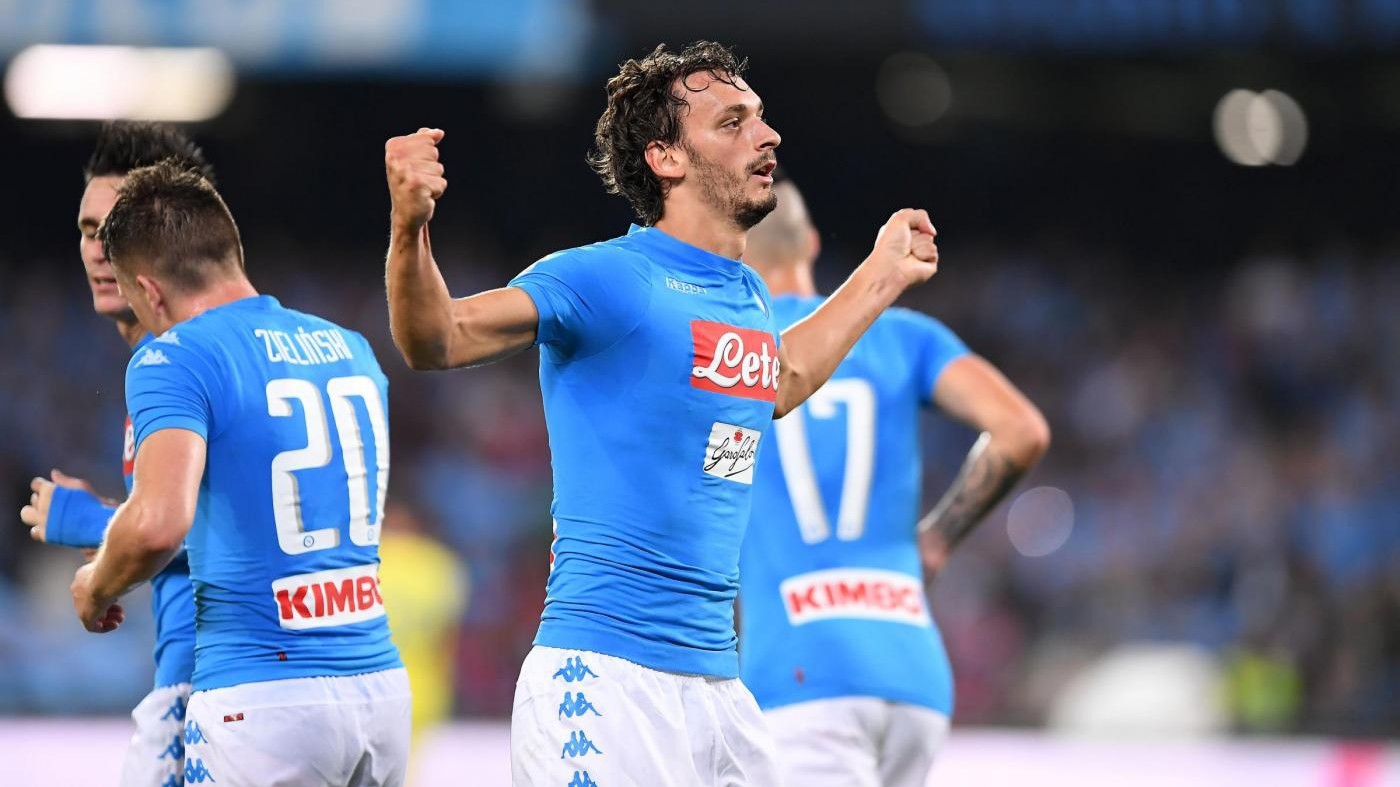 FOTO Napoli stende Chievo 2-0: a segno Gabbiadini e Hamsik