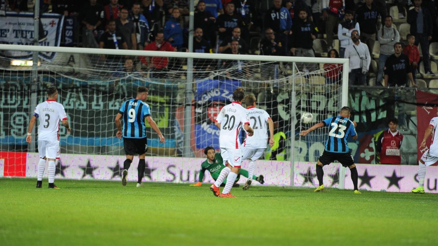 FOTO Serie B, Carpi-Pisa 1-1: a Lasagna risponde Eusepi