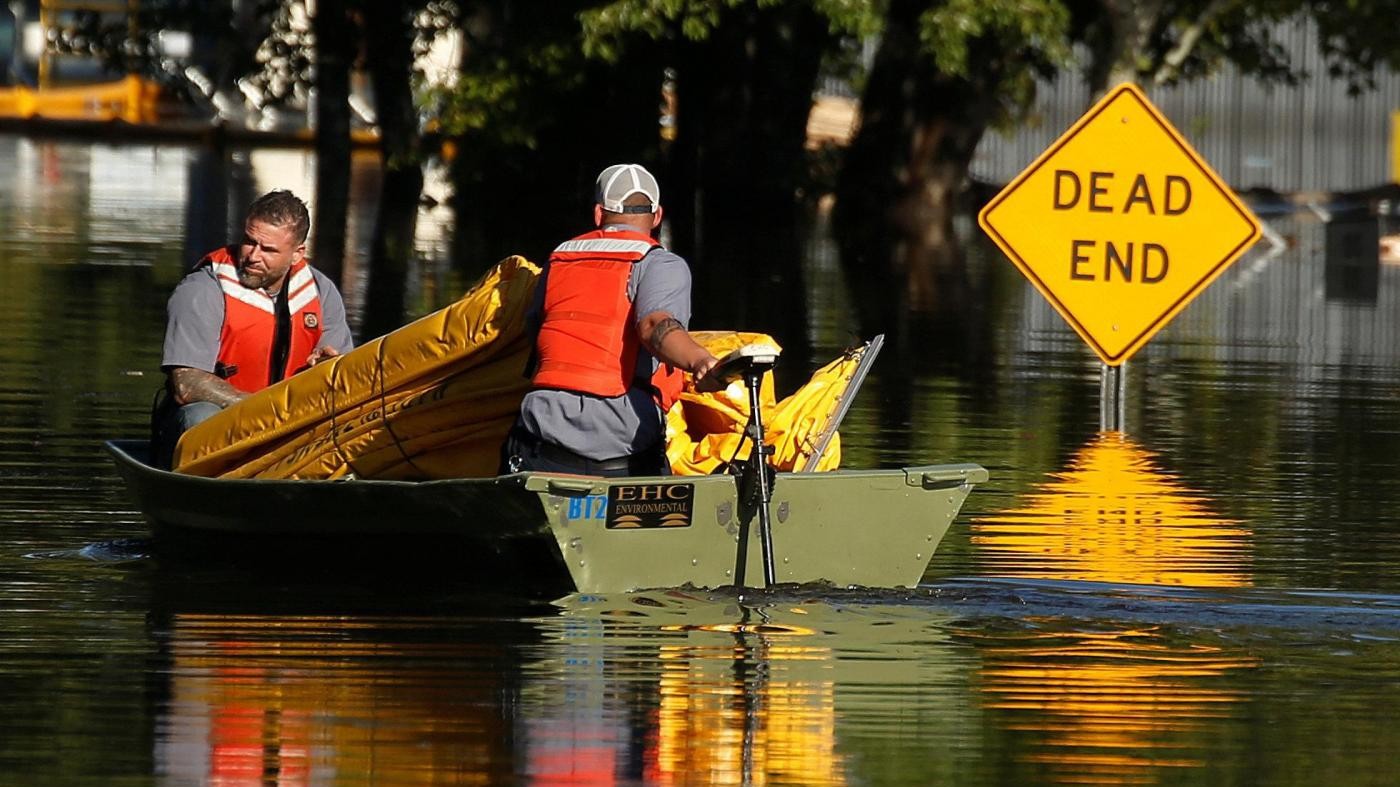 FOTO I danni dell’uragano Matthew in North Carolina