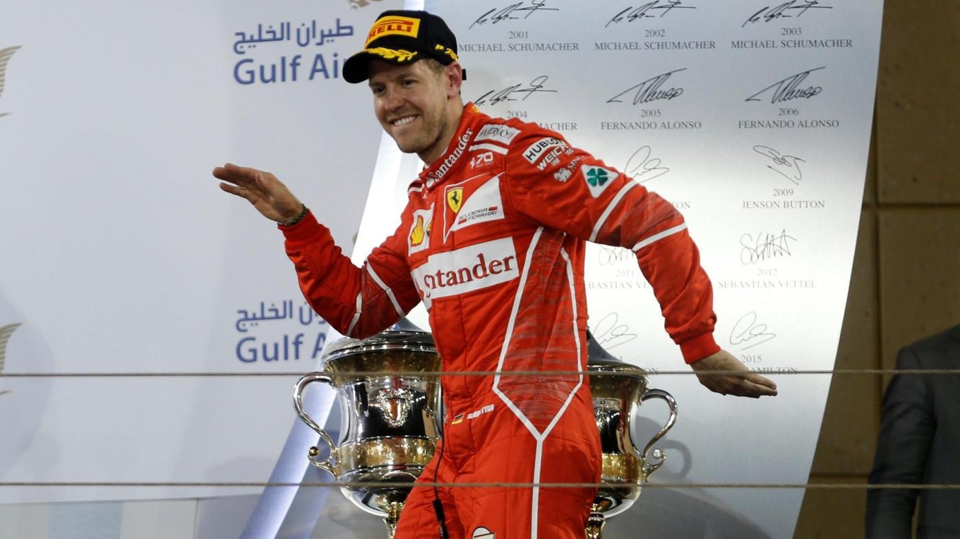 F1, Vettel principe del deserto: la Ferrari trionfa in Barhain