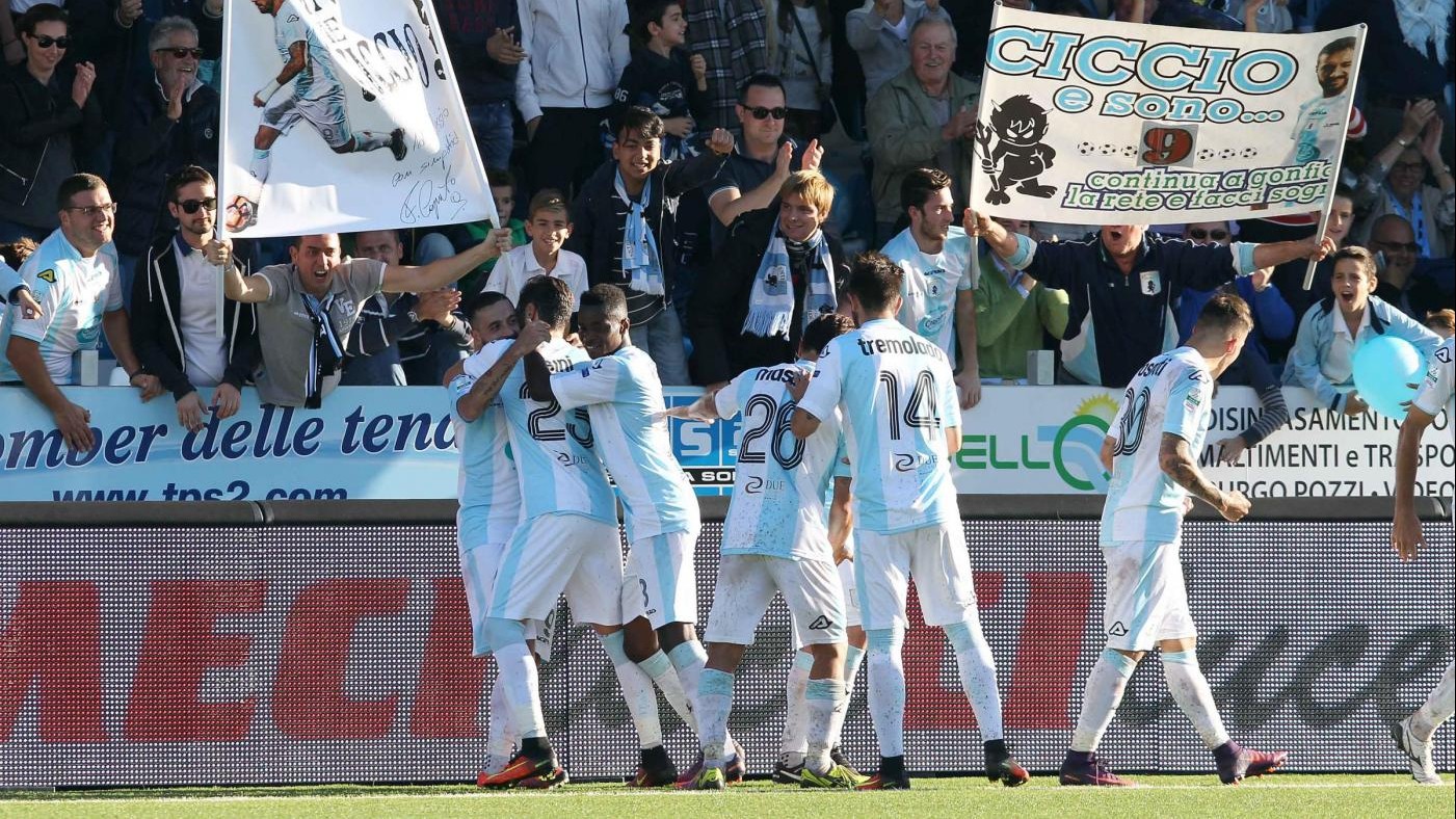 FOTO Serie B, Entella travolge Brescia 4-0