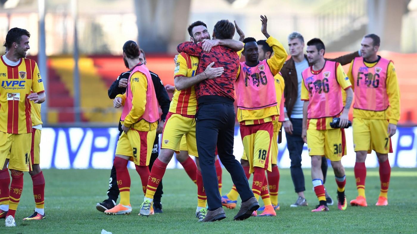 FOTO Serie B, Benevento vince 1-0 con lo Spezia