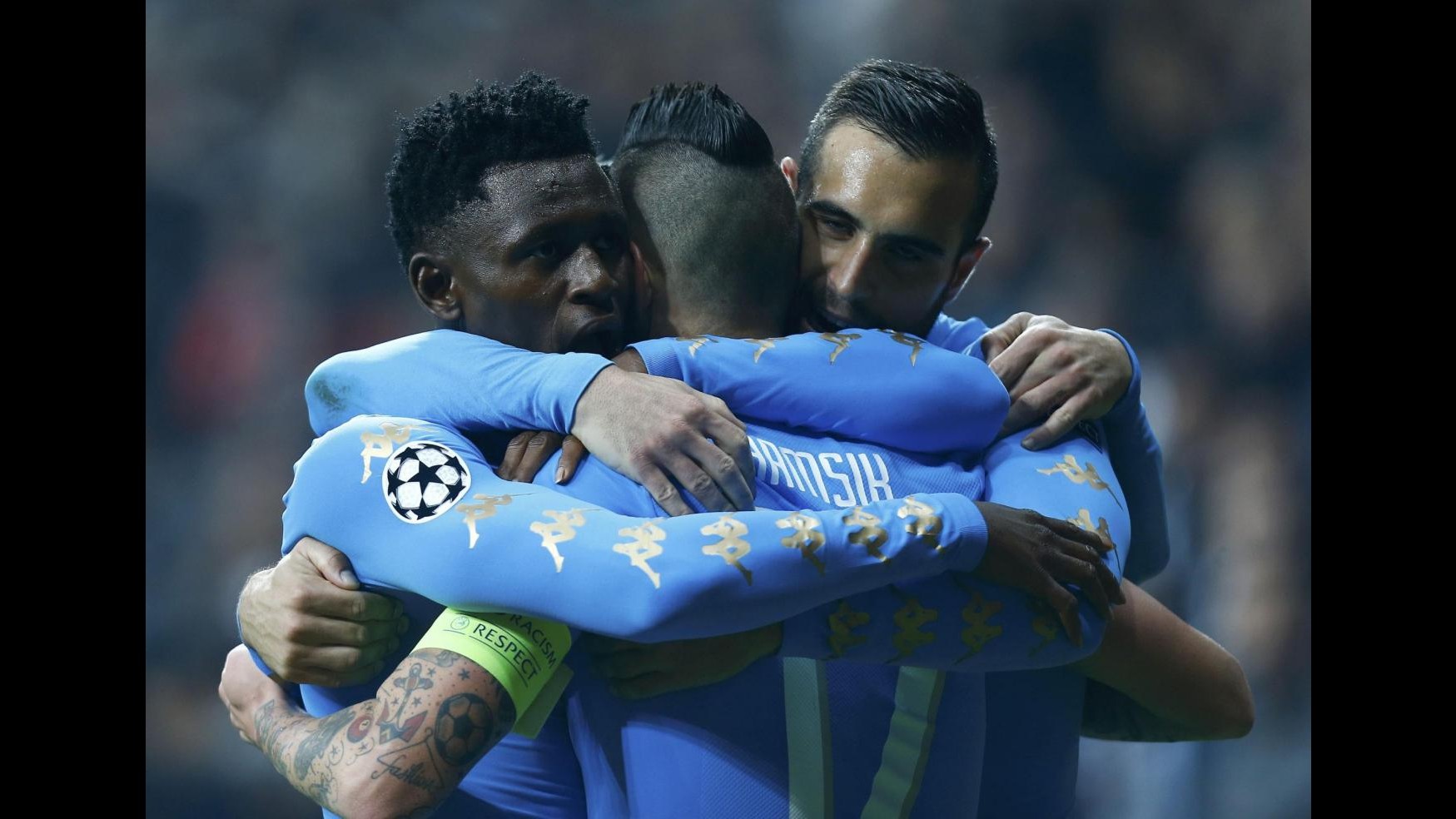 FOTO Hamsik riagguanta il Besiktas: 1-1 del Napoli a Istanbul