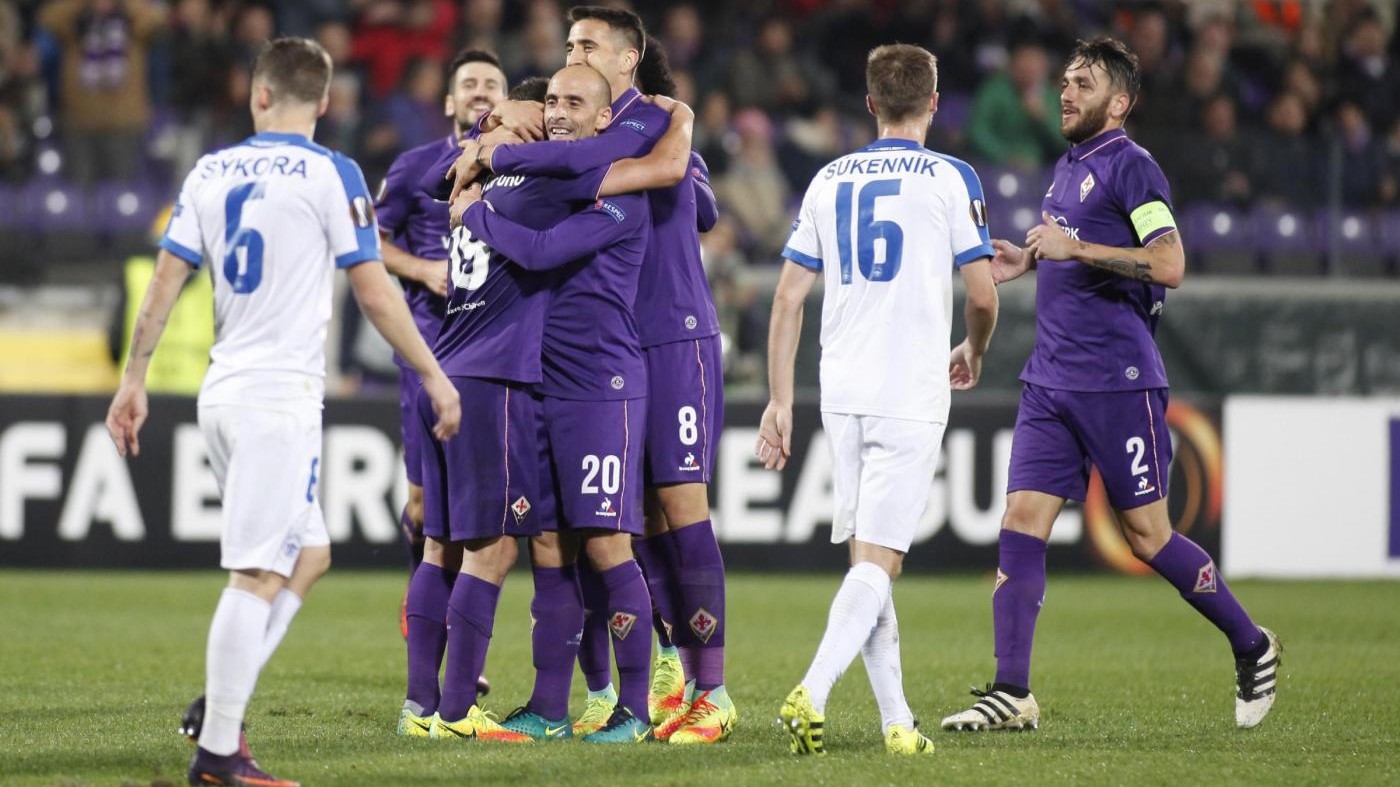 FOTO – La Fiorentina cala il tris contro lo Slovan