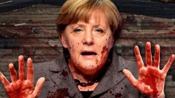 Berlino, la destra di tutta Europa attacca Merkel: in Rete immagini choc