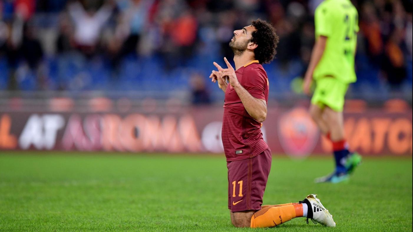 FOTO La Roma supera facilmente il Bologna 3-0: tripletta di Salah