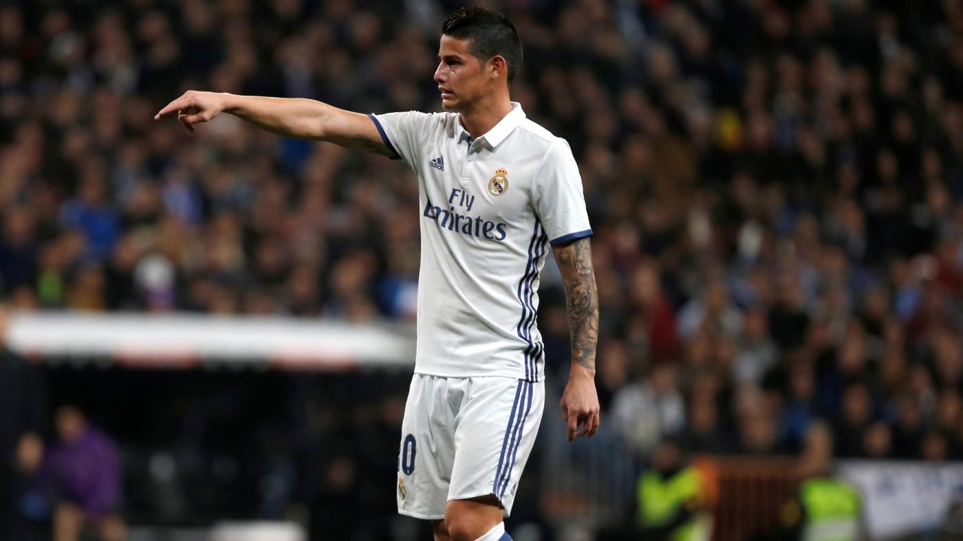 Real Madrid, James a gennaio resta. Pepe verso la Cina