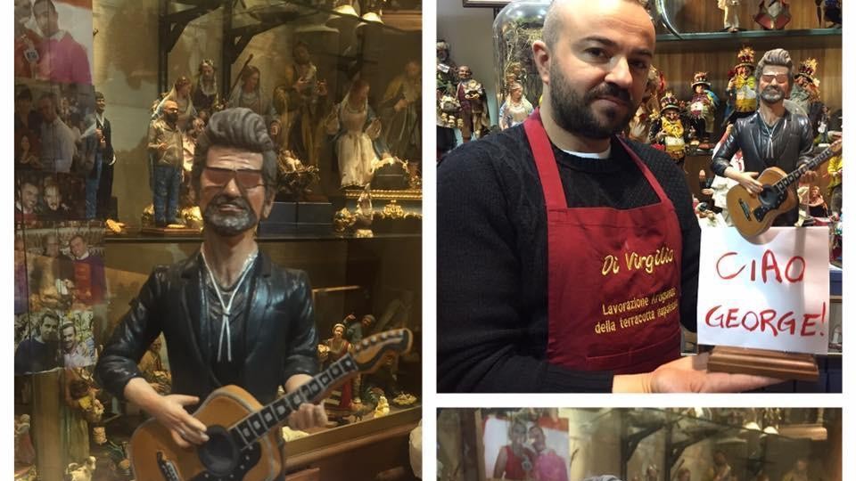 George Michael, la star già nel presepe di San Gregorio Armeno