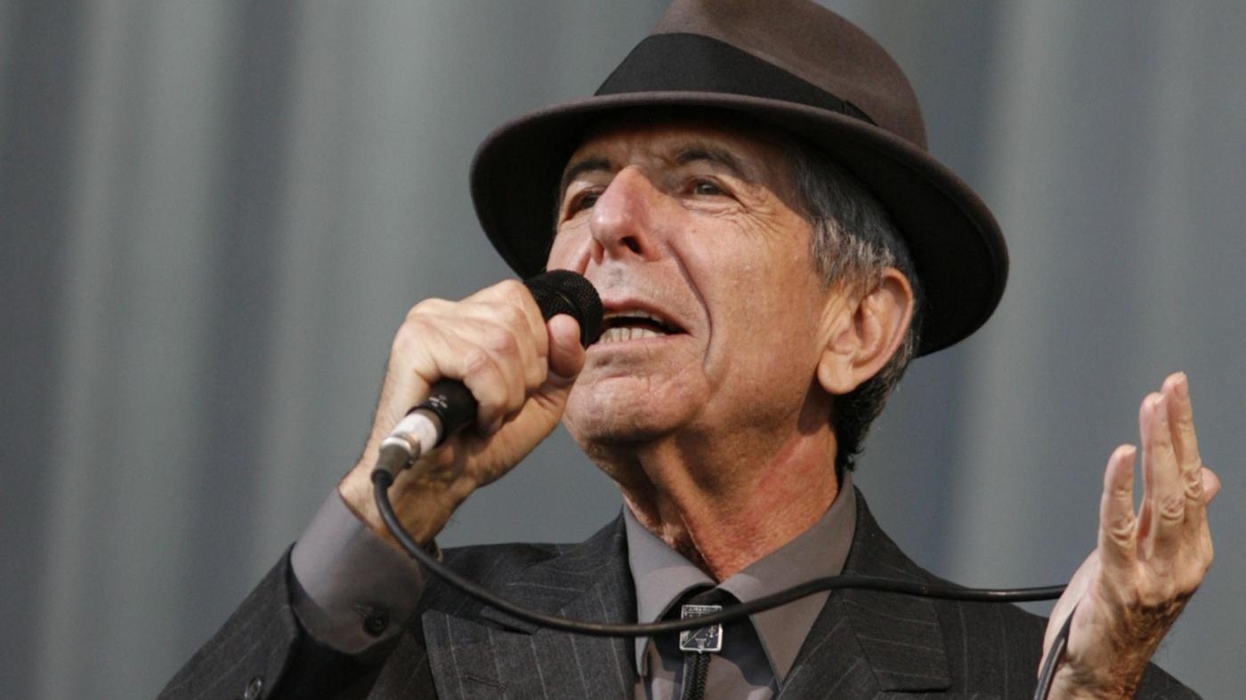 FOTO Addio al poeta del folk Leonard Cohen