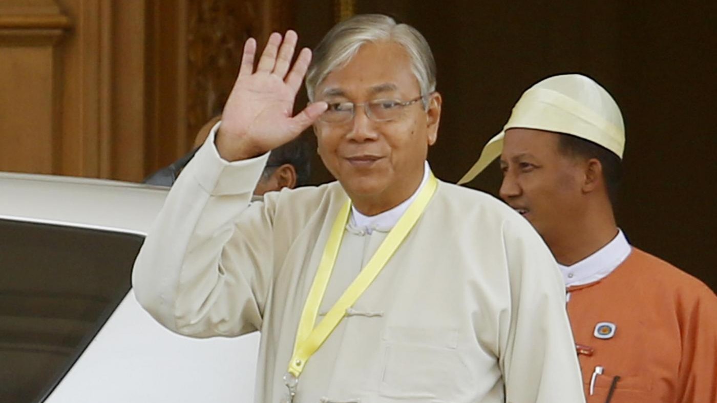 Birmania, Htin Kyaw eletto nuovo presidente