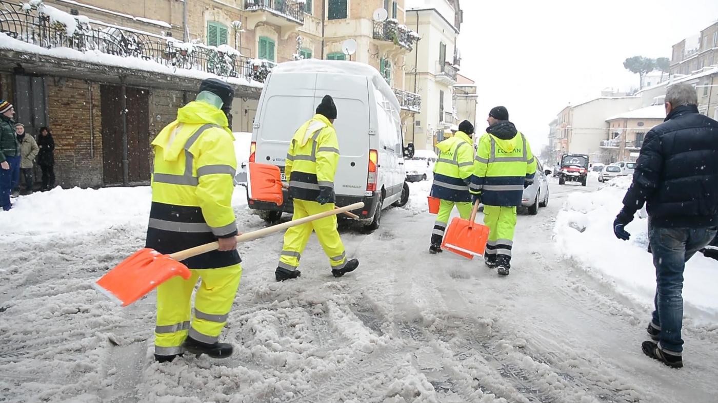 Bufera dell’Epifania: gelo e neve al Centro Sud