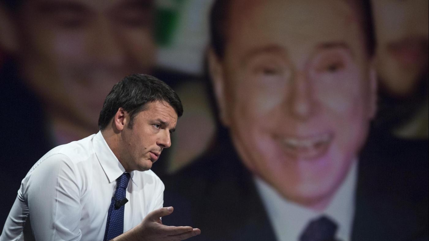 Renzi: Berlusconi mi pensa sempre. Lui: Ottimo presentatore Tv