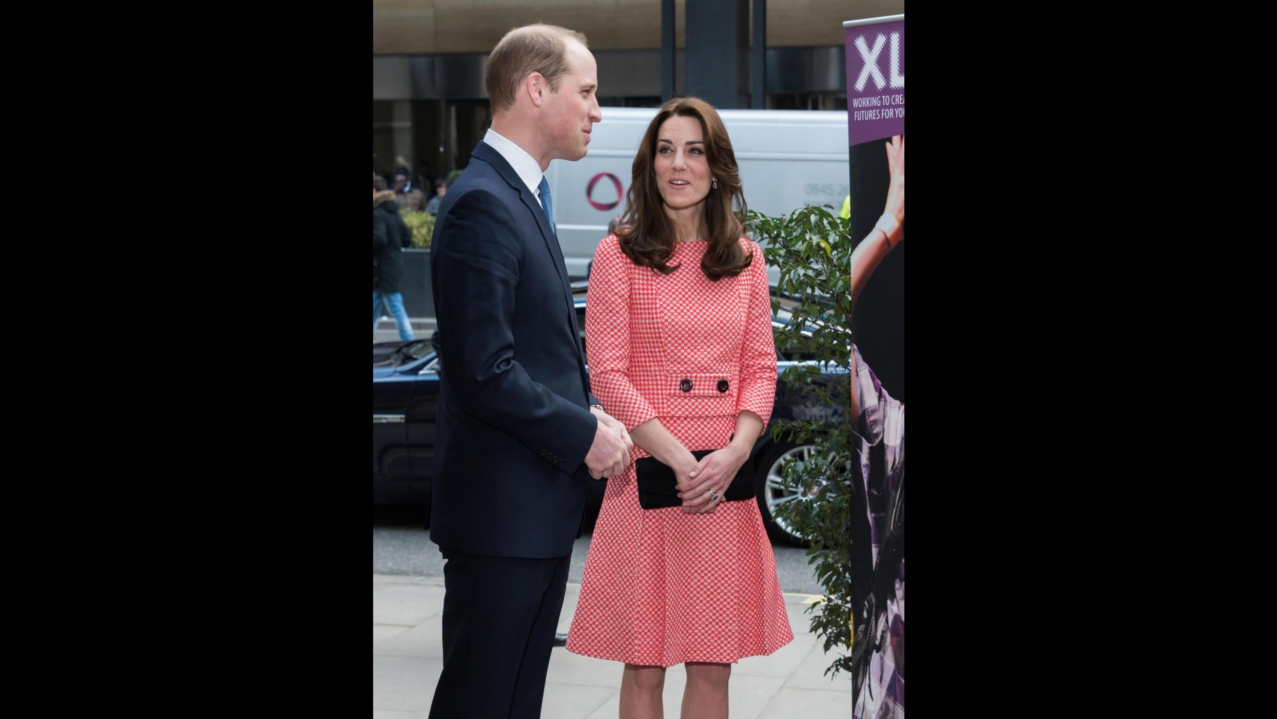 Kate Middleton a Londra: elegantissima in rosso