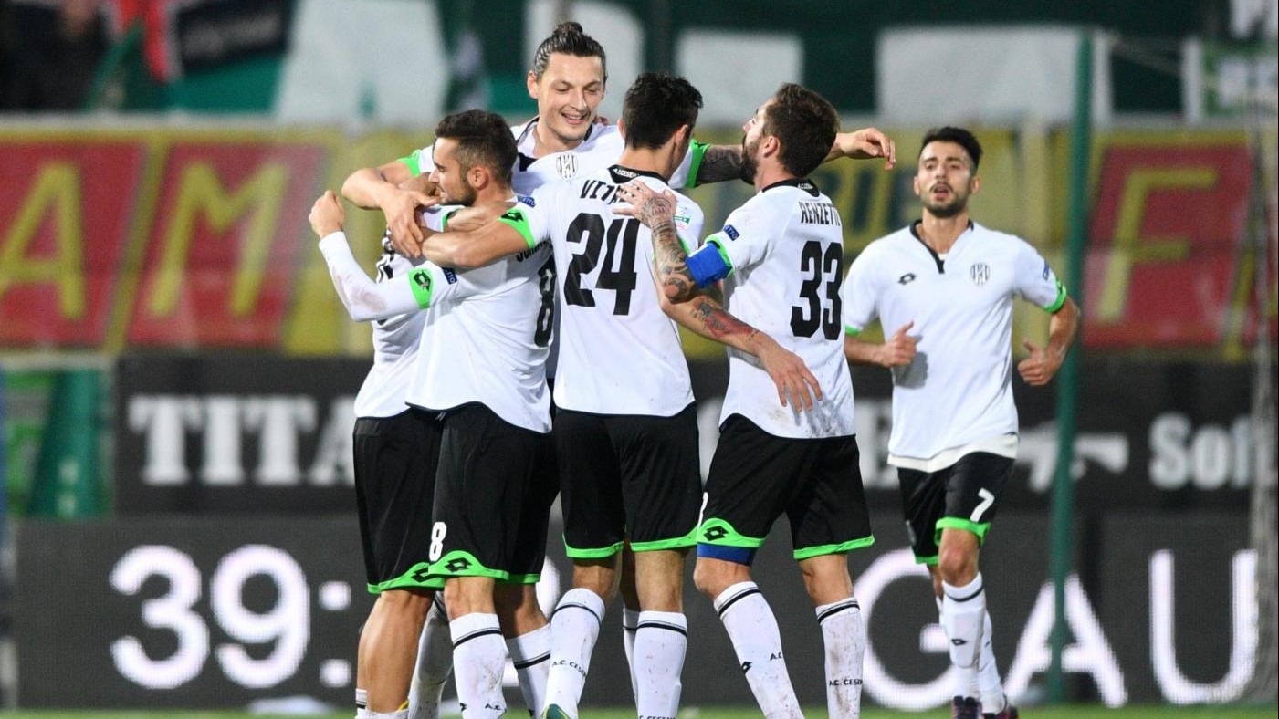Serie B, tris del Cesena con l’Avellino