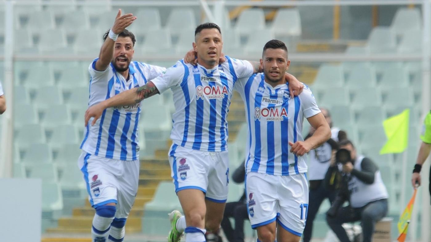 Pescara vince contro il Como 2-1