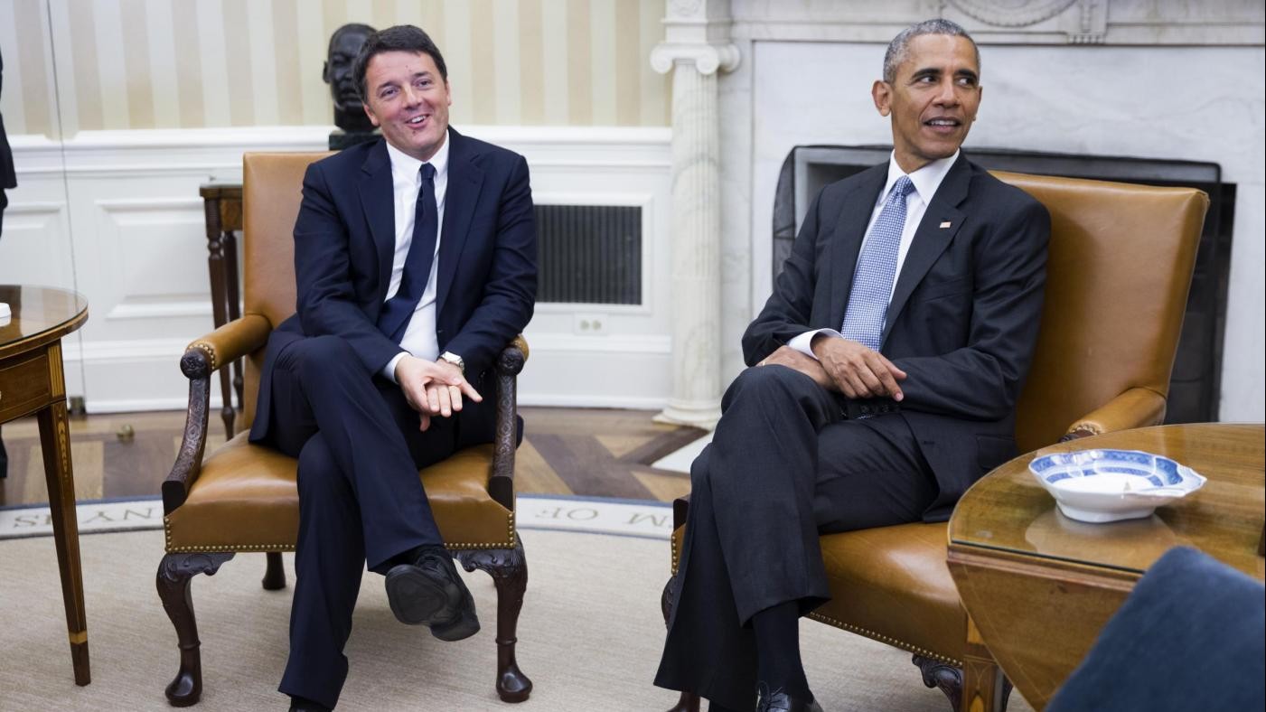 Obama chiama Renzi: Grazie per amicizia e partnership
