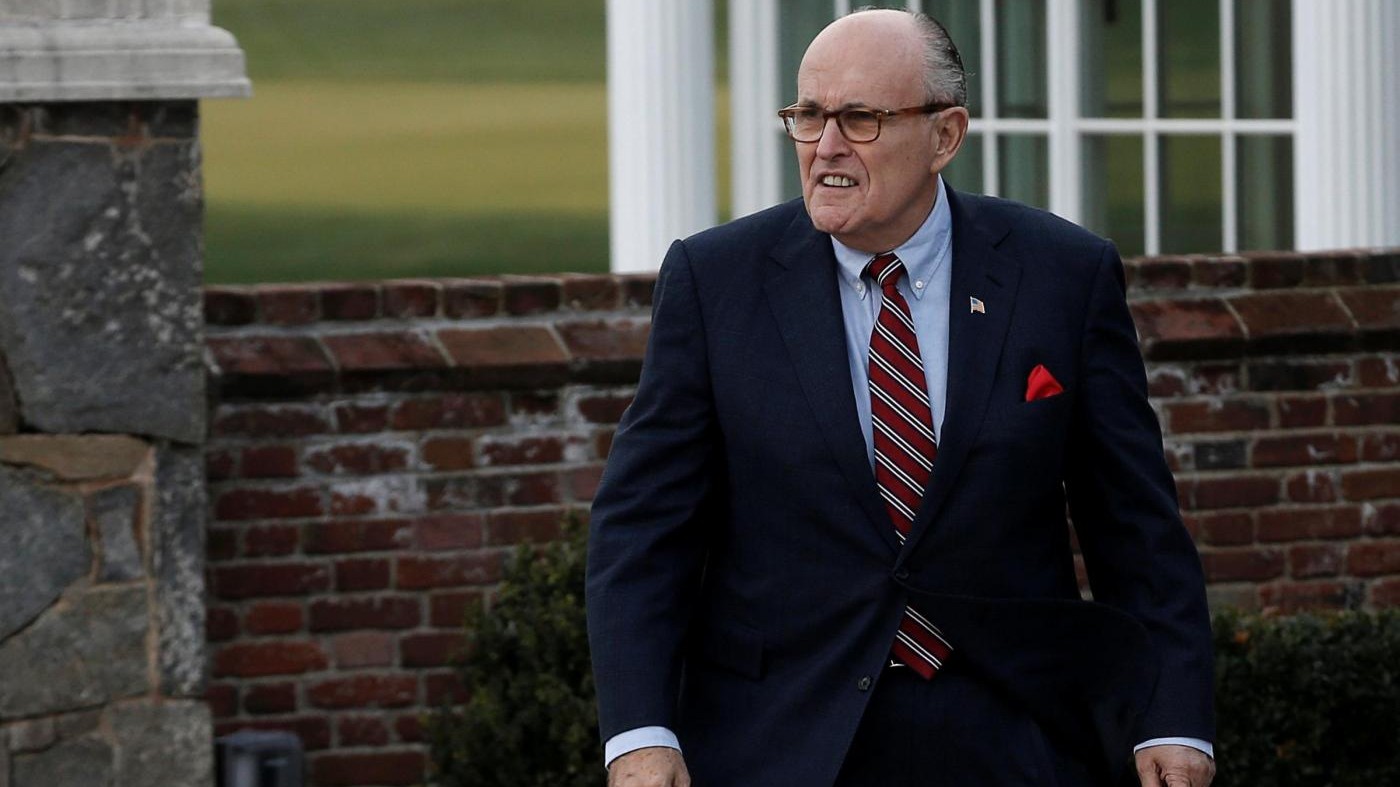 Usa, Cnn: Giuliani non è più in lizza per dipartimento di Stato