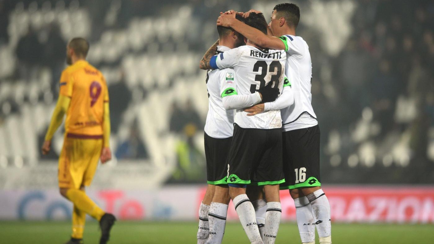 Serie B, Cesena travolge Cittadella 3-0