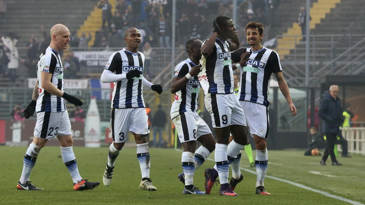 Serie A, colpo Udinese a Bergamo, Atalanta ancora ko