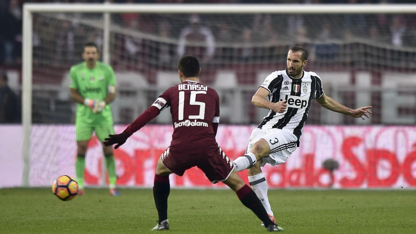 Le pagelle di Toro-Juve: Valdifiori c’è, Chiellini-Rugani che coppia