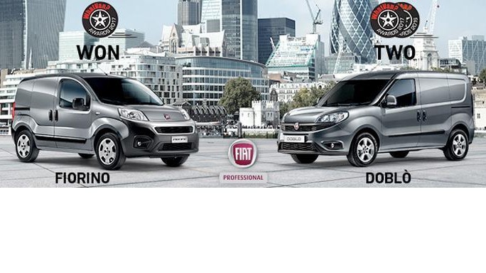 Fca, Doblò Cargo e Fiorino premiati in Gran Bretagna