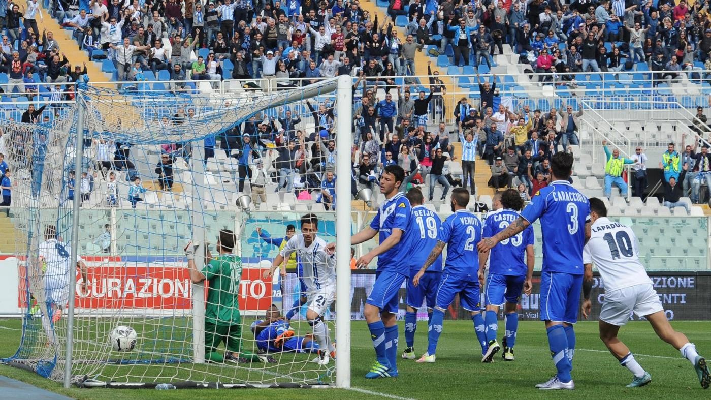 Serie B, Pescara-Brescia 2-1