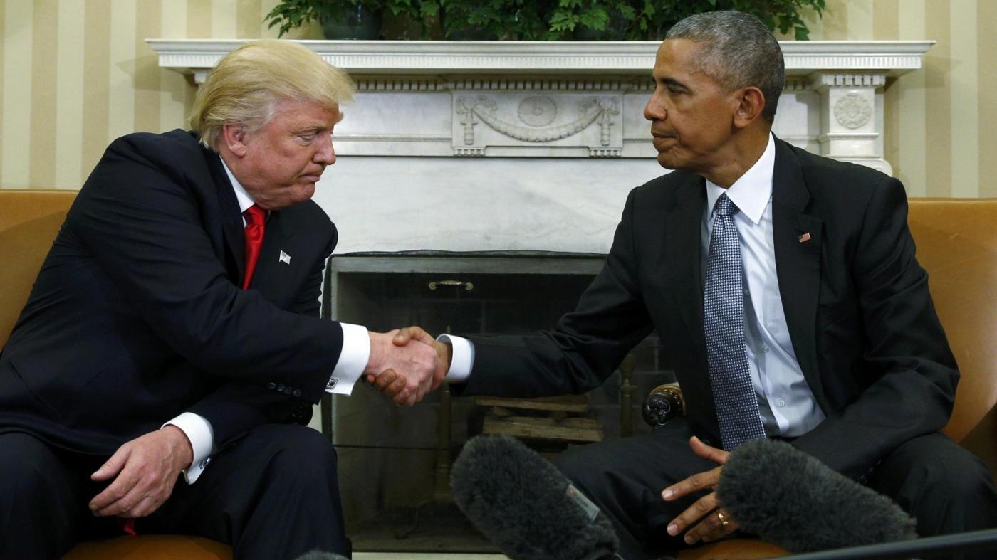 Obama riceve Trump: Conversazione eccellente