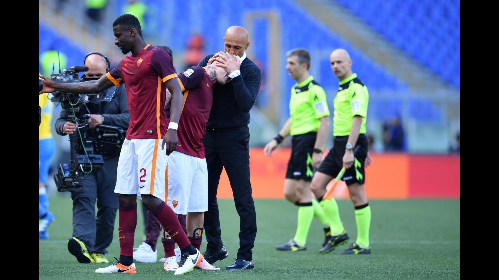 FOTO Roma supera Napoli 1-0: è scudetto Juve