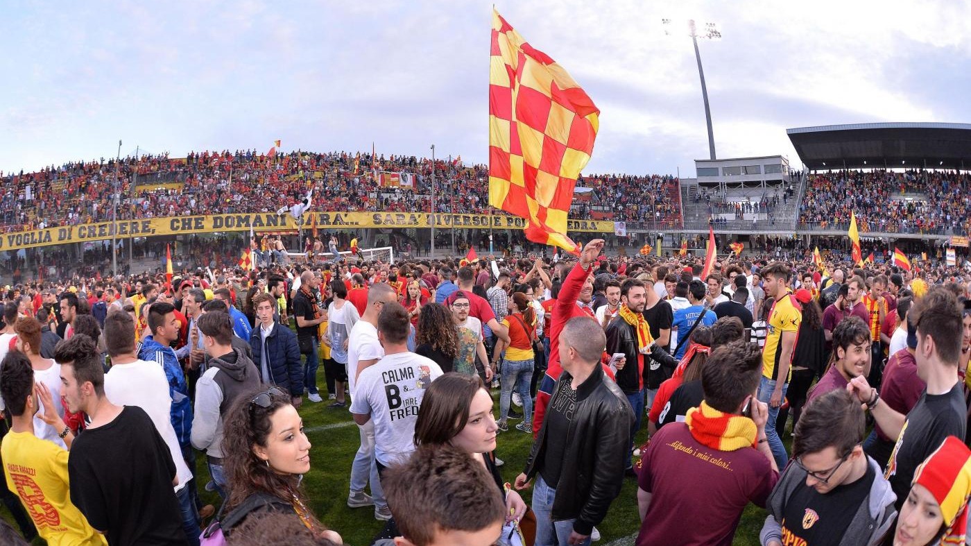 FOTO Tris del Benevento contro il Lecce: sanniti promossi in B