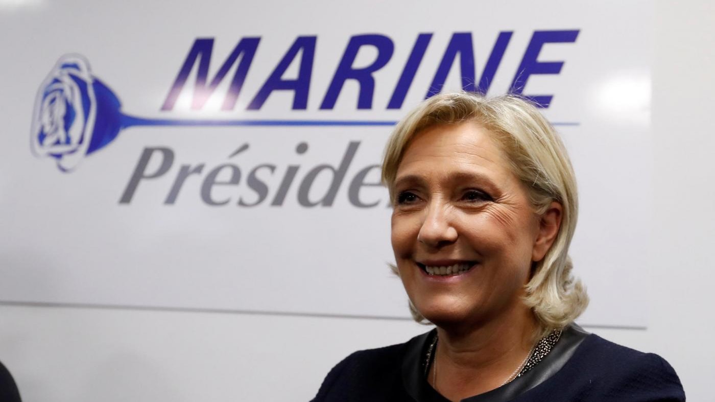 Le Pen: Trio con Trump e Putin sarebbe positivo per la pace nel mondo