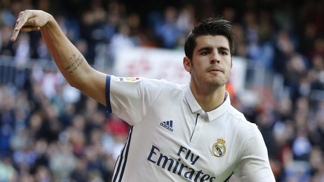 Real Madrid, lesione al bicipite femorale per Morata: starà fuori un mese