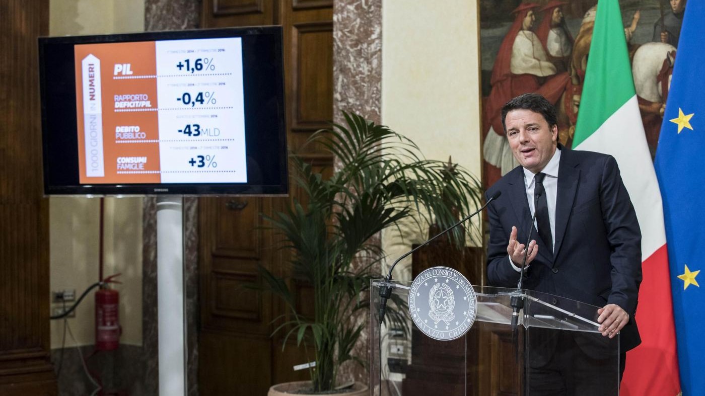 Renzi: Che succede se vince il No? Lo scopriremo solo vivendo