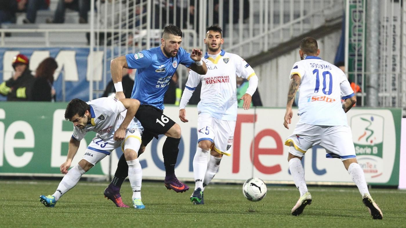 Novara-Frosinone 1-2, ciociari agganciano Verona in vetta