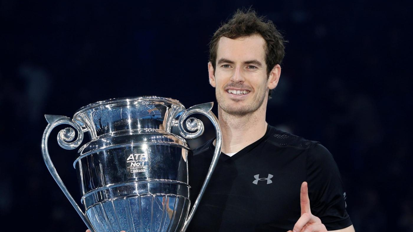Ranking Atp: Murray re del 2016, Lorenzi stabile al 40° posto