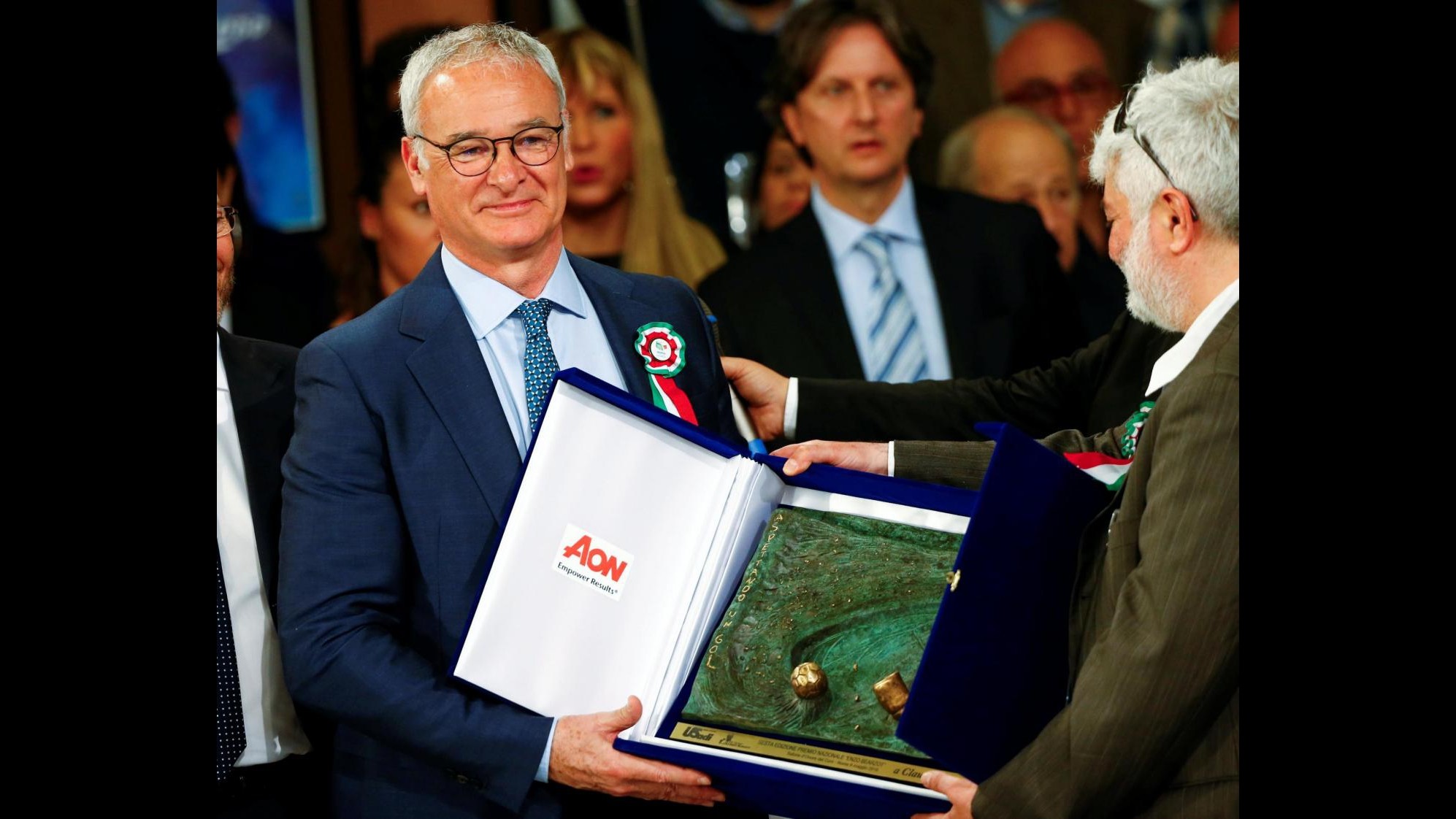 Roma, Claudio Ranieri riceve il Premio Bearzot