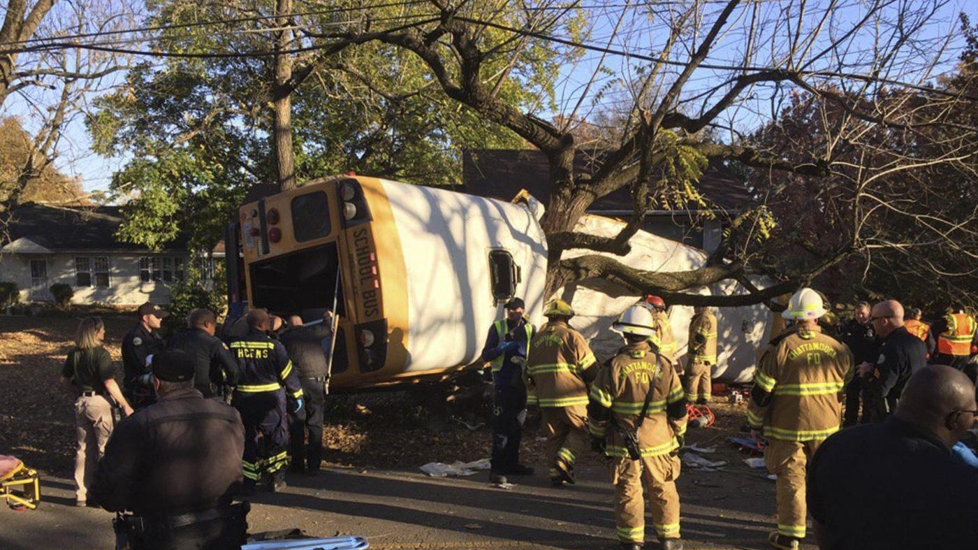 Usa, scuola bus si schianta in Tennessee: 6 bambini morti