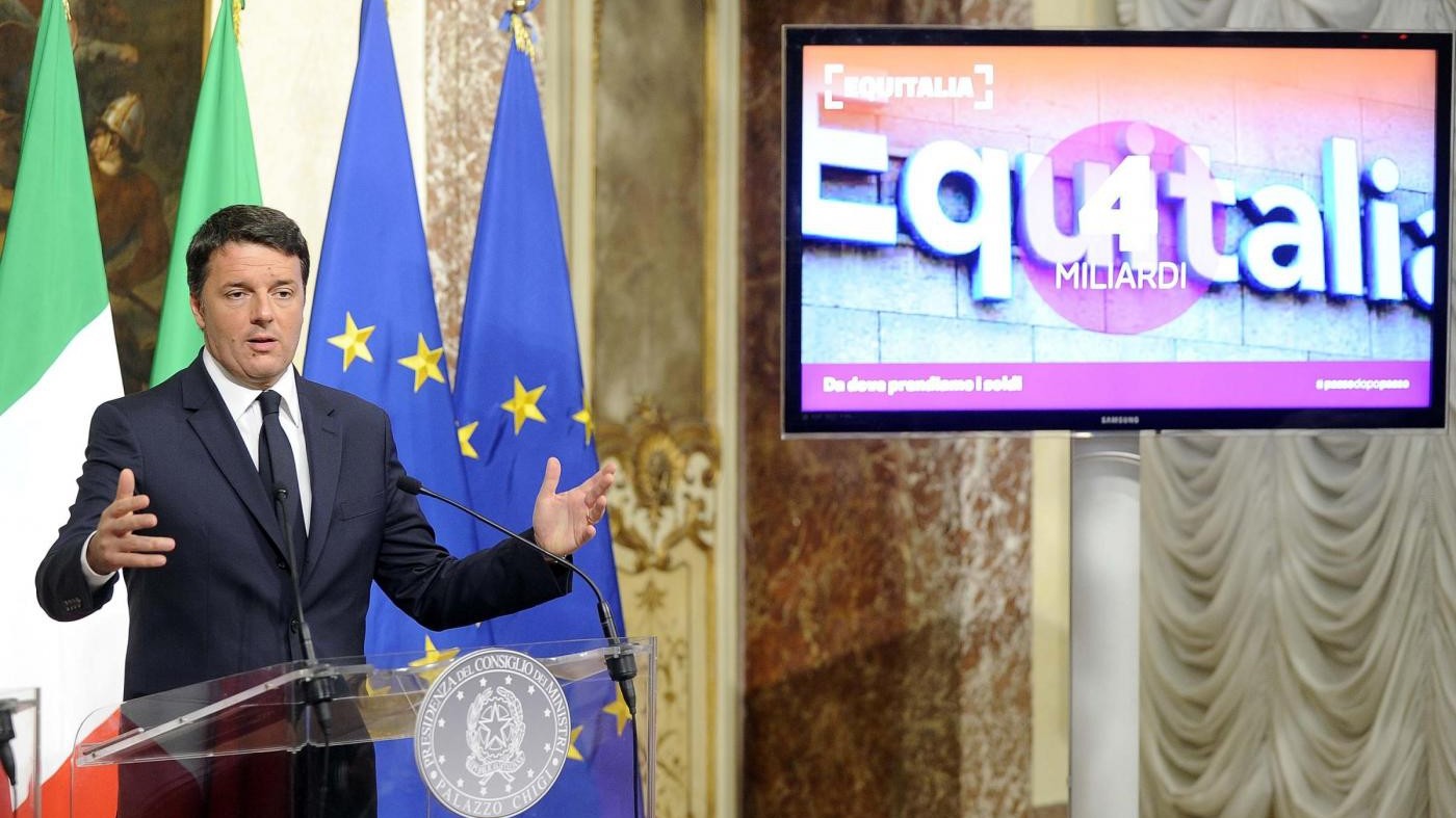 Fine Equitalia, Renzi: Dopo i gufi facciamo i conti con i vampiri