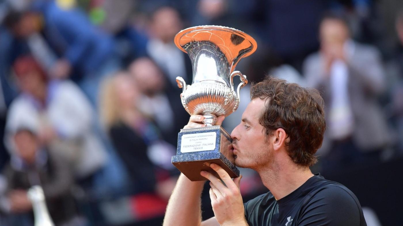 Tennis, Internazionali d’Italia: Djokovic ko, è Murray il re di Roma