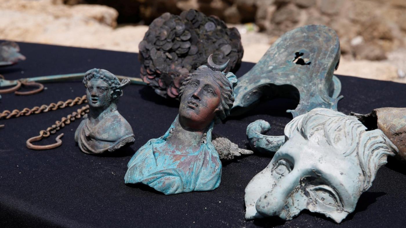 Israele, riscoperte antichità nella rada di Cesarea