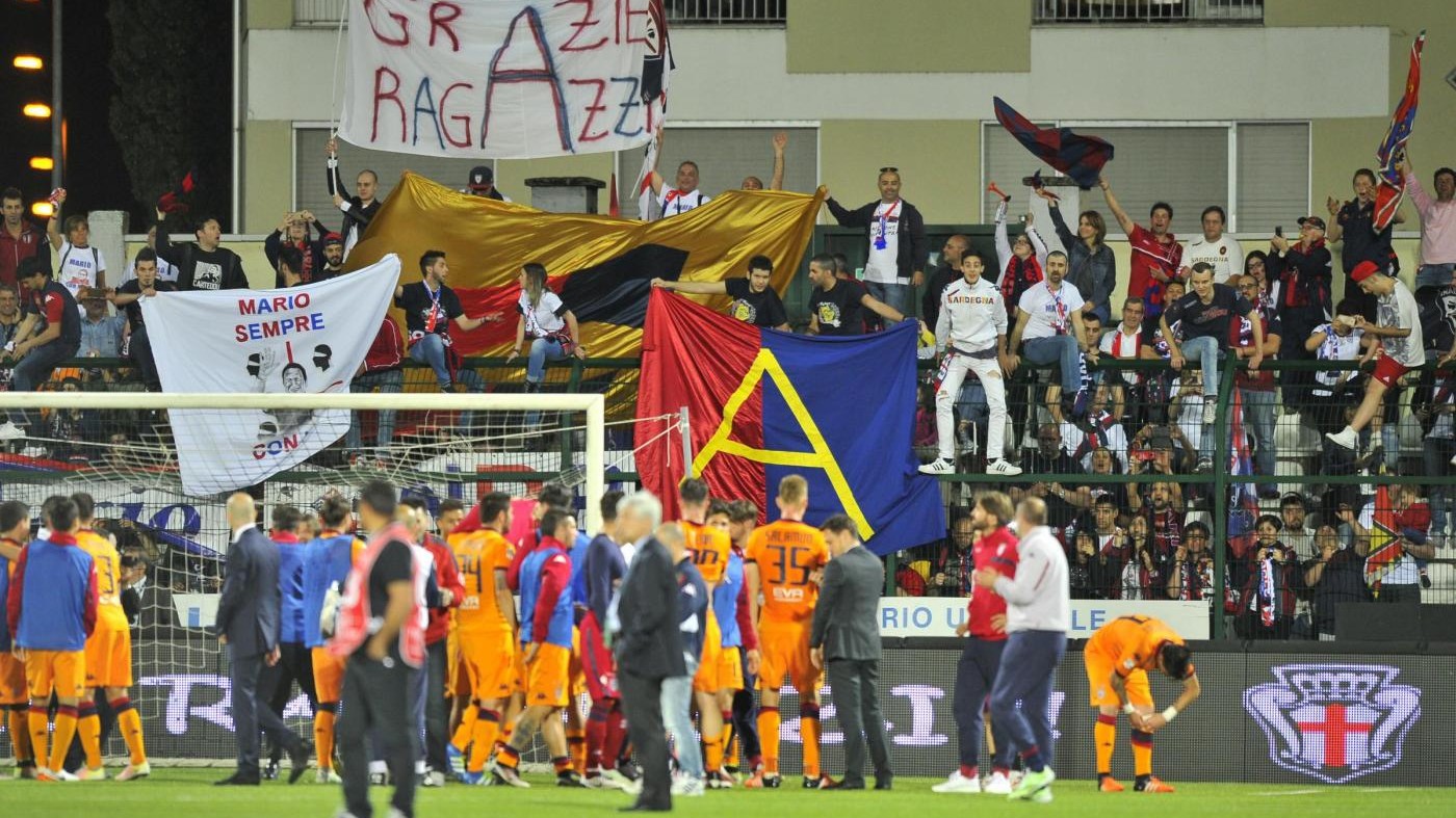 FOTO Cagliari vince campionato Serie B