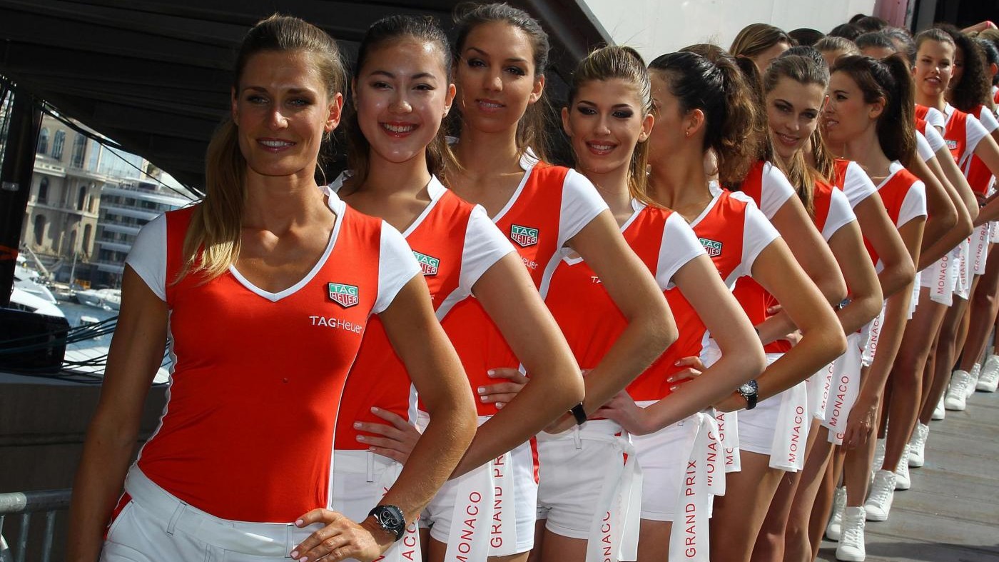 FOTO – Le Grid Girls in circuito a Monaco