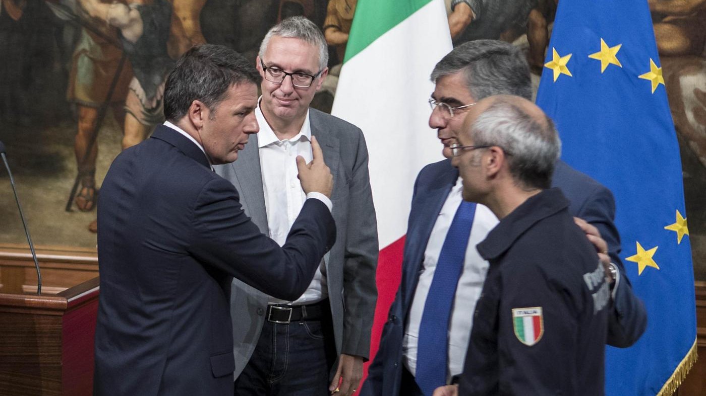 Terremoto Marche 5.4, Renzi in contatto con capo Protezione civile