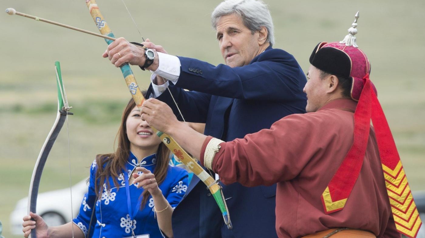 Segretario di Stato John Kerry in visita in Mongolia