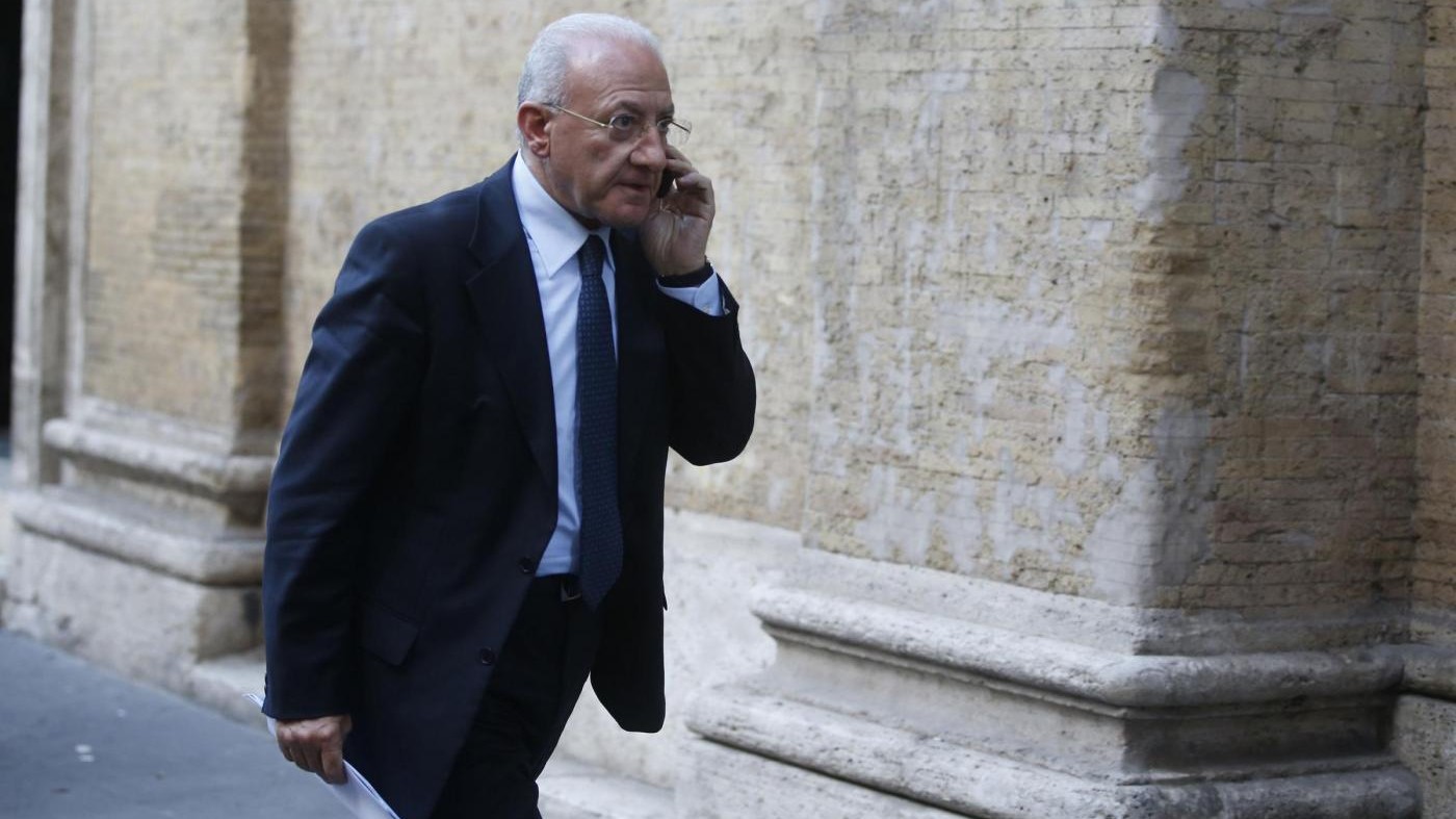 Campania, De Luca rinviato a giudizio per falso in atto pubblico