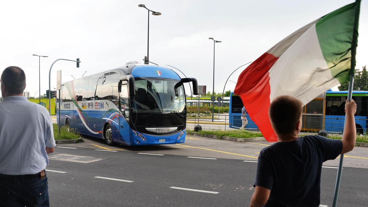 FOTO Euro 2016, l’Italia di Conte in partenza per Montpellier