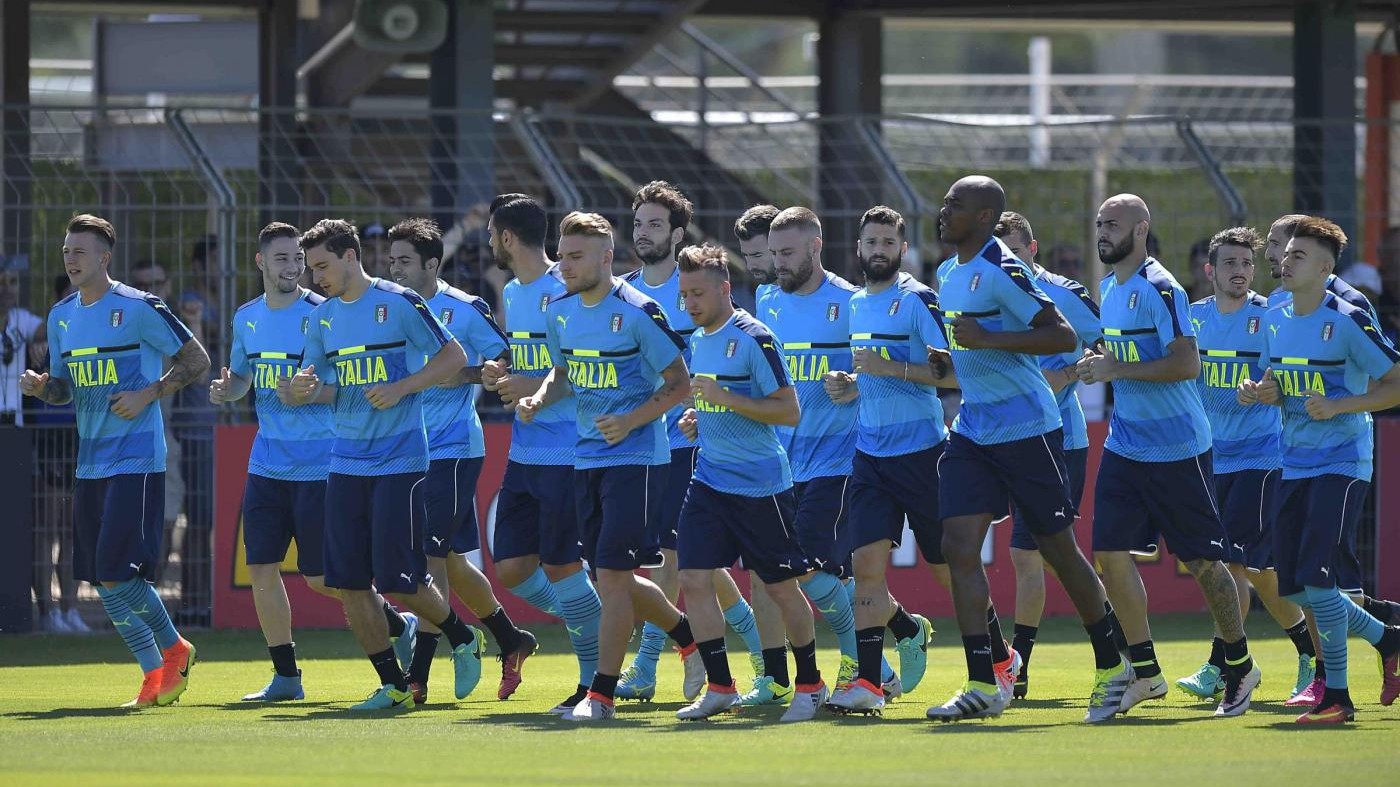 Euro2016, primo allenamento Nazionale a Montpellier